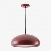 Plafondlamp In Metaal Hilma Wijn Rood - Sklum