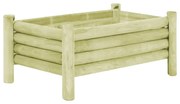 vidaXL Plantenbak verhoogd 100x60x42 cm geïmpregneerd grenenhout