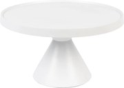 Zuiver Floss Ronde Salontafel Wit Aluminium - 60 X 60cm.