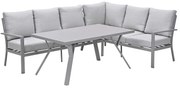 Garden Impressions Senja lounge dining set 3-delig rechts - valley sand