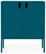 Tenzo Uno Smal Dressoir Modern Design Blauw - 76x40x89cm.