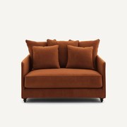 2-zits omvormbare bank van fluweel, Lazare