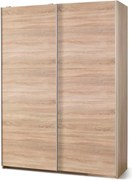 Kledingkast Cirveso 110, Sonoma eik, 210x153x58cm, 126.7 kg, Kledingkast deuren: Schuivend, Aantal planken: 5, Aantal planken: 5