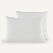 Kussensloop in gewassen Europees linnen, Chiba