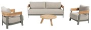 Varenna stoel bank loungeset 4 delig olive 4 Seasons Outdoor