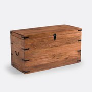 Koffer in massief mangohout XL, Mang