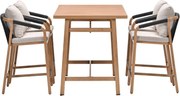 Garden Impressions Tarera bar tuinset 5-delig - light teak look