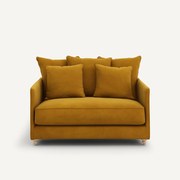 2-zits omvormbare zetel van fluweel, Lazare