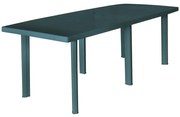 vidaXL Tuintafel 210x96x72 cm kunststof groen