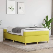 vidaXL Boxspringframe stof groen 120x200 cm