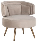 Velvet Fauteuil Khaki