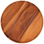 Dienblad, acaciahout,Ø 45 X 2 cm