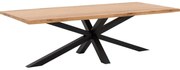 Goossens Eettafel Blade, Boomstamblad 260 x 100 cm 5 cm dik