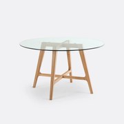 Ronde eettafel 4 à 6 personen Zoleta