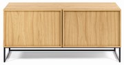 Kave Home Taiana Eiken Tv-meubel Met Metalen Frame - 112x42x51cm.