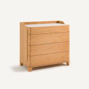 Ladekast in eikenfineer, design E. Gallina, Junius