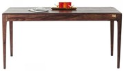 Kare Design Brooklyn Walnut Retro Eettafel Donker Hout 160x80 Cm - 160 X 80cm.