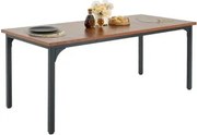 VEVOR Rechthoekige eettafel Keukentafel (alleen tafel) Eettafel 180cm Bruin