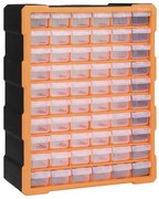 vidaXL Organiser met 60 lades 38x16x47,5 cm