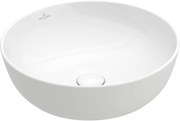 Villeroy & Boch Artis opzetwastafel rond 43cm.z/krgt.z/overl.ceramicplus Wit