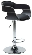 Kare Design Costa Zwart Barkruk Met Rugleuning Zwart