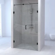 Brauer JC profielloze nisdeur 160cm met 60cm deur zwart mat