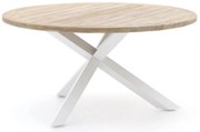 + 10% kassakorting | Tuin eettafel ROUGH | Rond | Tuintafel Teakhout | Ø150cm | 6 personen | Kees Smit Tuinmeubelen