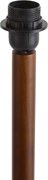 Japandi vloerlamp walnoot hout zonder kap 133cm - Mels