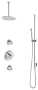 Hotbath Get Together IBS2RCR inbouwdouche met 30cm plafondbuis en glijstang chroom