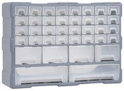 vidaXL Organiser met 40 lades 52x16x37,5 cm