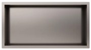 Fortifura Galeria Inbouwnis - 30x60x10cm - Geborsteld RVS PVD (RVS)