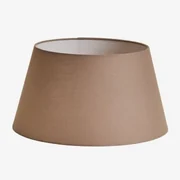 Monaco Stoffen Lampenkap Bruin - Mokka & Ø40 Cm - Sklum