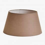 Monaco Stoffen Lampenkap Moka Bruin & Ø40 Cm - Sklum
