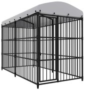 vidaXL Hondenkennel voor buiten met dak 300x150x210 cm