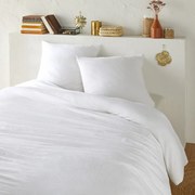 Bedset in gewassen microvezel, recycled polyester