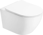 Mexen Lena 2.0 Rimloze WC-pot met softclose slanke zitting, duroplast, wit glanzend - 3022L4000