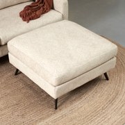 Moderne Hocker Beige Stof