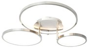 Moderne plafondlamp staal incl. LED en dimmer- Rondas Modern Binnenverlichting Lamp