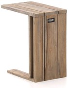 Bijzettafel tuin ROUGH | Rechthoekig  | Tuintafel Teakhout | 45x29cm | Kees Smit Tuinmeubelen