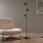 Staande lamp met 3 verstelbare grafiet spots, Girevole