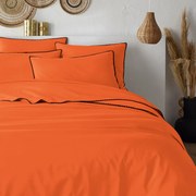 Dekbedovertrek in gewassen katoen, geborduurd, Merida