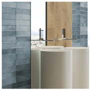 Wandtegel 7,5x30 Cm Cifre Omnia Blue Glans RBT157