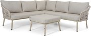 Hoek loungeset Rope Zand/Beige Coco