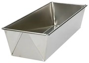 Cake/broodvorm, gerecycled rvs, PFAS-vrij, 28 cm x 11 cm