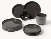 Serax x Kelly Wearstler, porseleinen serviesset Dune, 4 personen, 12-delig
