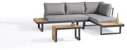 Garden Interiors Hoek Loungeset - Delphi - Acacia - Grijs - Garden Interiors