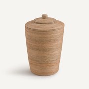 Mand in gevlochten rotan, Kalati