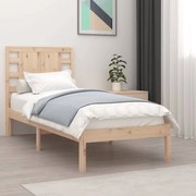 vidaXL Bedframe massief hout 75x190 cm 2FT6 Small Single