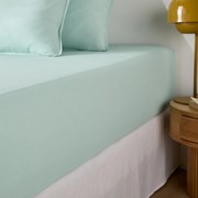 Effen hoeslaken in gewassen katoen, omslag 30 cm, Scenario