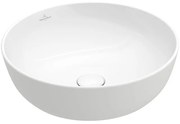 Villeroy & Boch Artis opzetwastafel rond Ø43cm zonder overloop ceramic+ wit 417943R1